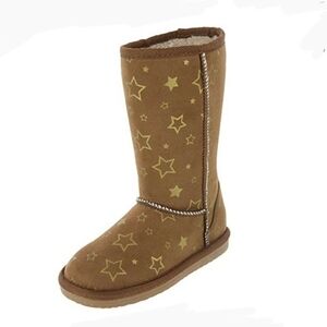 Airwalk Emma Star cozy boots big girl size 4